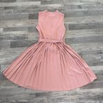 Grace Karin  NWT pink pleated sleeveless dress tie belt V-neck size small D50 Photo 7