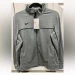 Nike  Women TEAM RIVALRY Basketball Warmup Jacket, New, GREY/Black, Medium Photo 1