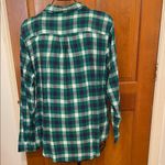 st. john's bay ✅✅✅BOGOHO ✅✅✅St. John’s Bay Green and Blue Plaid Button-Up Shirt-XXL Photo 7