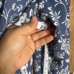LC Lauren Conrad Lauren Conrad women’s boho Floral Blue and White Women's Dress size XXL Photo 4
