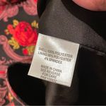 Modcloth  Baroque Floral Satin Pencil Skirt M Knee Slit Romantic Dark Academia Photo 6