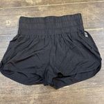 Free People Way Home Shorts Size Medium Black Athlesiure Photo 0