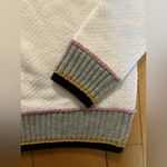 Lisa Todd Waffle Knit Cotton Long Sleeve White Size XS Photo 2