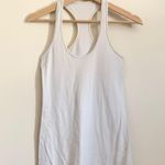 Lululemon White Orange Racerback Tank Top Approximate Size Small Photo 0