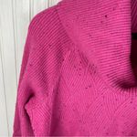 Talbots  Cowlneck Diamond Tweed Pullover Sweater Pink Speckled Women's Size 0X Photo 5