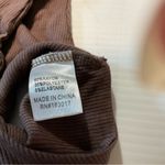 Princess Polly Jaye Top Brown Ribbed Wrap Crop Sz 0 Photo 4