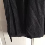 Womens Richard Malcolm Black Linen Rayon Shirt 3/4” Sleeves Size 10 Photo 8