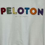 Peloton ‎ x Spiritual Gangster Crewneck Logo Sweatshirt Pullover White Small Photo 2