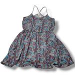 Mimi Chica Dress Size Large Womens Mini Dress Sleeveless Spaghetti Strap Paisley Women's Dress Photo 0
