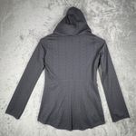 prAna ‎ Angie Hoodie Breathe Pullover V-Neck Long Sleeve Athleisure Gray Medium Photo 2