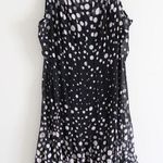 Rickie Freeman Teri Jon Black Polk Dot Dress Size 16 Photo 0