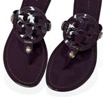 Tory Burch Miller Patent Leather Sandals, Purple Moon, 9.5 (US) Photo 4
