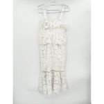 Likely  Leigh White Lace Sleeveless Midi Dress Size 4 NWT Photo 4