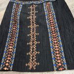Etcetera  Black embroidered Skirt size 0 Photo 4