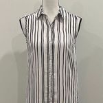 H&M Striped Sleeveless Blouse Photo 0