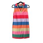VILAGALLO Cassie Striped Polo‎ Mini Dress Sz 40 Pink Photo 1