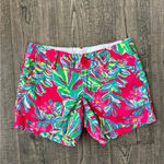 Lilly Pulitzer Pomegranate Jungle Tumble Callahan Shorts Photo 0