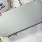 DKNY  WOMEN Baby Blue DOUBLE ZIPPER CROSSBODY PURSE/BAG~BRYANT PARK SAFFIANO LTHR Photo 2