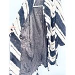 Stella McCartney Metallic Chevron Faux Fur Belted Long Coat 40 Photo 3