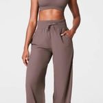 Spanx  Women's Brown Wide Leg Pants size small Photo 0