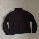 Pact  The Rec Quarter Zip Sweatshirt size L black Photo 1
