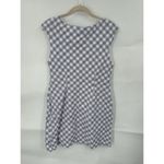 Saylor Dress Women Large Purple Plaid Gingham Hadleigh Mini MSRP$225 Preppy Boho Photo 2