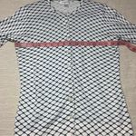 Isaac Mizrahi  for Target white&blue sweater 100%cotton‎ Size M Photo 7