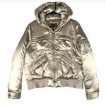 Ralph Lauren #701  Metallic Tan Quilted Jacket Photo 0
