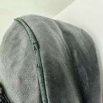 Michael Kors Black Soft Leather Morgan Hobo Gold Hardware Top Zip Bag Photo 8