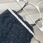 Free People Bodysuit jillian eyelet floral tank womens Black (xsmall) feminine Photo 2