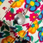 Marni high waisted Multicolour Cropped denim Floral Trousers EUC Orange Size 6 Photo 7