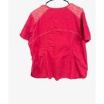 Scrubstar ScubStar Womens Active Pink Size XL Uniform Top Short Sleeve Work medical scrubs Photo 1