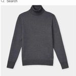 Lafayette 148  New York Cashmere Turtleneck Gray Sweater Photo 6