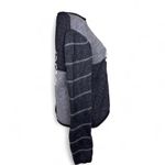 Christopher & Banks Silk Blend Cozy Unique  Black Grey and White Sweater Size S Photo 2