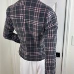 Unbranded brand Plaid Women's Jacket with Gold Buttons Size Large Pink Photo 4