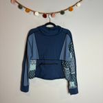 Nani Swimwear Denim Patchwork Downtown Hoodie Active Blue Photo 1