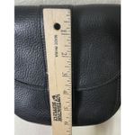 Isaac Mizrahi  Black Leather Handbag Crossbody‎ Shoulder Purse Tassel Preppy Photo 6