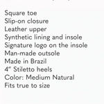 Marc Fisher NEW  Dakina Square Toe Slide size 9 Photo 5