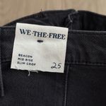 Free People NWT  We the Free Beacon Slim Crop Jeans | Black Quartz | 25 Photo 8