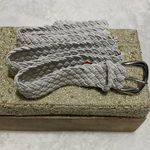 Ralph Lauren White Braided Belt. S44 inches. Like New Condition Photo 8