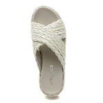 JSlides NEW J/SLIDE QUIVER Bone Raffia  Sandal Photo 4