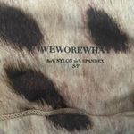 We Wore What Leopard Animal Print Cross-Over Biker Shorts, Size S Photo 4