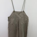 Anthropologie Asha Bib Overalls Utility Pants Green Wide-Leg Size medium Photo 6
