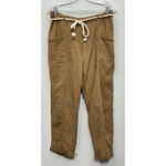 C&C California CC CALIFORNIA Pants Linen Lyocell Blend Rope Belt Boho Chic Women’s Medium Photo 1