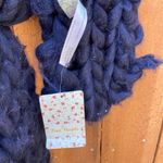 Free People Free‎ People Chunky Scarf Navy NWT Photo 3