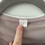 Lululemon White V Waist Cropped Tennis Tank Top B/C Cup Medium Support 8 Photo 5