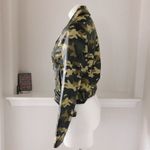 Michael Kors Camo Jacket Faux Leather Bomber Smoky Olive Size S New with Tag Photo 4