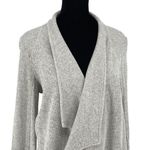Three Dots  Womens Open Front Long Sleeve Cotton Blend‎ Cardigan Gray Medium Photo 1