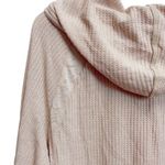 Lincoln Outfitters  Henley Sweater Hoodie Pullover Waffle Knit Photo 3