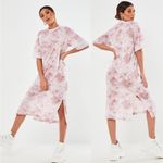 Missguided  Tie Dye T-Shirt Midi Dress Photo 1
